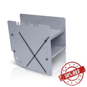 40 Parts Shoe Rack Grey Accessory Suitable for VW T5 T6 T6.1 California Shoe Organiser Shoe Bag