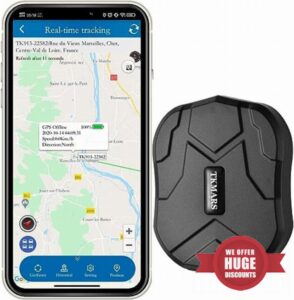 GPS Tracker Global Real-time Tracking Magnetic Rechargable 5000mAh Long Standby Tracker Devices Anti-theft Waterproof with Geo-fence Car GPS Tracker No Monthly Fee for Truck Vehicle Motorcycle TK905