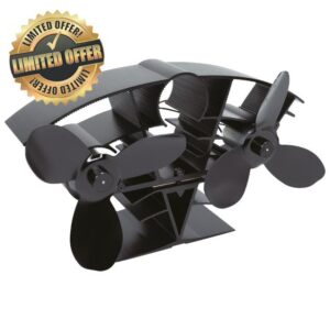 Valiant Whirlwind Stove Fan - Warm Air Circulating Heat Powered Log Burner Fa