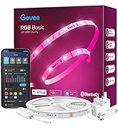 Govee LED Lights 20M, Bluetooth Rope Lights with App Control, 64 Scenes and Music Sync LED Strip ...