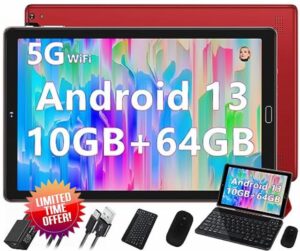 Android 13 Tablet 10 inch 10GB RAM+64GB ROM(TF 1TB)