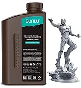 SUNLU Water Washable 3D Printer Resin, 1kg 405nm UV Fast Curing 3D Resin for 2K 4K 8K LCD DLP SLA...