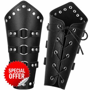 Kavoc 2 Pcs Leather Armor Wristband
