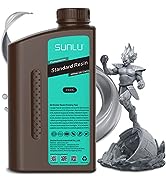 SUNLU Standard 3D Printer Resin, 405nm UV Light Hardening Resin, SLA Resin 3D Printer Photopolyme...