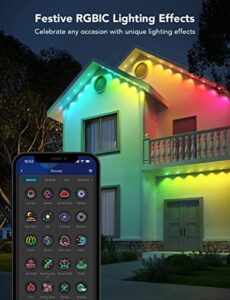 Smart RGBIC Outdoor Lights with 72 Scene Modes