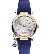 Vivienne Westwood Women's Kensington II Quartz Watch with Gold Dial Analogue Display and Gold Sta...