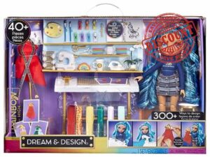 Rainbow High Dream & Design Fashion Studio Playset - Fashion Designer Playset with Blue Skyler Bradshaw Doll and Easy No Sew Fashion Kit - Great for Kids 4-12 Years Old & Collectors