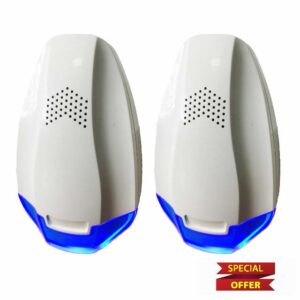Ultrasonic Pest Repeller - 2 Pack Powerful Mouse Repellent - Indoor Electronic Repellent Plug in - Wide Frequency Range Pest Control Device for Mice