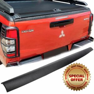 JHCHAN Tailgate Protector Rear Wing Spoiler for Mitsubishi Triton 2019-2023 Tail Gate Protector Load Bed Rail Cover Scratch Guard