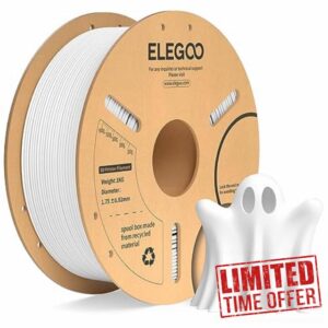 ELEGOO PLA+ Filament 1.75mm White 1KG