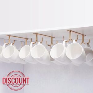 FOMANSH Mug Rack Under Cabinet - Coffee Cup Holder
