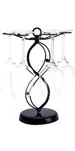 tabletop wine glass rack