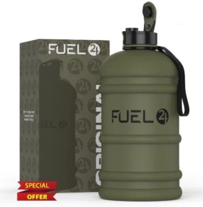 Fuel24 Jug - 2.2 Litre Water Bottle - Extra Strong Flex Material - Drop Proof