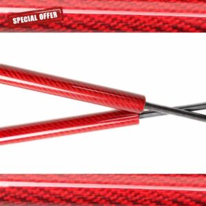 Gas Struts For Jeep For Renegade (BU/520) 2014-2023 Auto Front Hood Bonnet Gas Struts Shock Damper Manual Bonnet (Color : RED)
