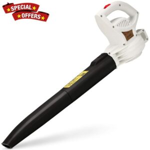 NETTA Leaf Blower | 3000W | Lightweight 1.8kg | Detachable Tubes to Save Space | Easy Click-In Assembly and Quick Start Button | Compact Design | 6M Power Cable