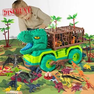 TEMI Dinosaur Truck Toy for Kids 3-5 Years Old