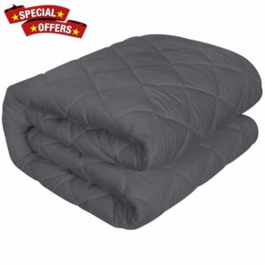 Utopia Bedding Quilted Fitted Mattress Pad Small Double 4 FT 122x190 cm