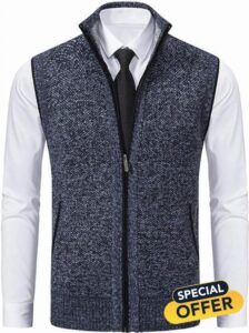 INXKED Men's Fleece Vest Work