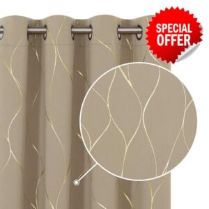 Deconovo Eyelet Room Darkening Curtains