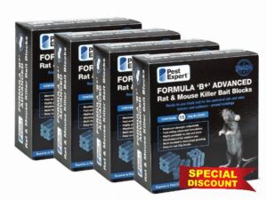 Pest Expert Advanced Rat & Mouse Poisoning Bait Blocks (1.2kg) Strongest Maximum Strength Rat Poison