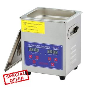 CREWORKS Ultrasonic Cleaner with Digital Timer & Heater