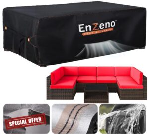 Enzeno Large Garden Furniture Set Cover Waterproof for Outdoor