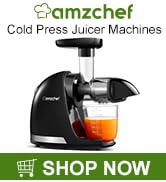 AMZCHEF juicer juicers machines masticating juicer cold press juicer slow cold press juicer machines