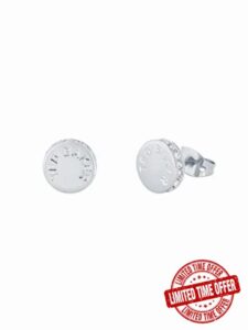 Ted Baker Seesay Sparkle Dot Logo Stud Earring