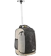 Cabin Max Manhattan Travel Bag | Ryanair Cabin Bags 40x20x25 | Laptop Bag/Shoulder Bag (Grey/Yell...