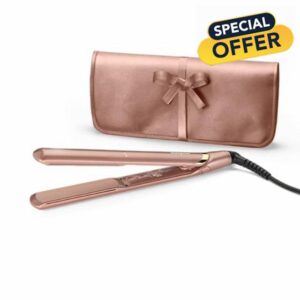 BaByliss Rose Gold Hair Straighteners - Ceramic Plates for Smooth Styling