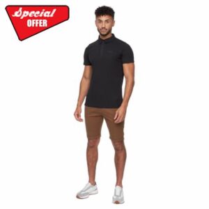 Crosshatch Mens Slim Fit Chino Shorts