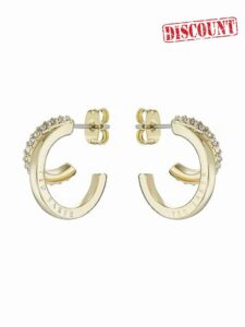 Ted Baker Helias Double Hoop Crystal Earrings for Wome