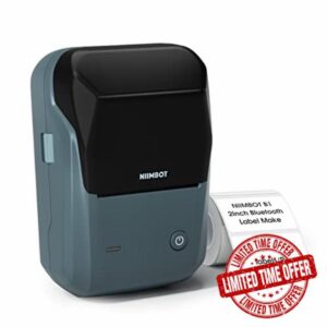 NIIMBOT B1 Label Maker Machine with 1 Roll Starter Tape