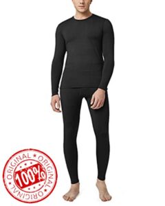 LAPASA Men's Fleece Lined Thermal Underwear Set