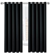 AMEHA Curtain Poles Plain Metal Ball Extendable Curtain Pole for Windows Includes Adjustable Curt...
