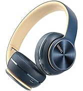 DOQAUS Bluetooth Headphones On Ear, Bluetooth 5.3 Wireless Headphones, 3 EQ Mode, 40H Playtime,Hi...