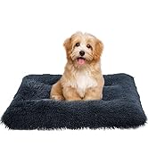 OKPOW Dog Crate Bed Mattress Mat: 75cm Medium Anti Anxiety Calming Cat Bedding - Fluffy Puppy Pad...