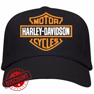 Cap Harley Davidson Logo Man Black 5 Panels 100 Cotton 340 g/m² Cap