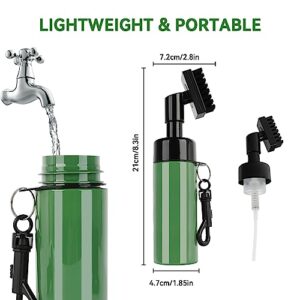 Golf Club Cleaner Brush with Water Spray Bottle & Microfiber Golf Towel Kit
