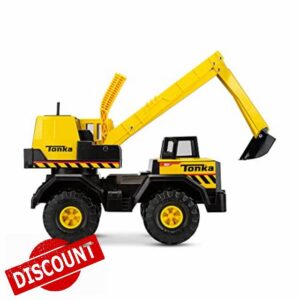 Tonka Steel Classics | Toughest Mighty Excavator | Kids Construction Toys for Boys and Girls