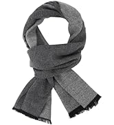 DiaryLook Mens Scarf Plaid Warm Tassel Scarves for Winter Cotton Long Classic Scarves Men Busines...