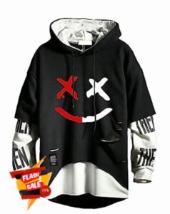 Hello MrLin Men's Techwear Hip Hop Hoodie Japanese Streetwear Patchwork Urban Jumpe