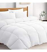 AMEHA King Size Duvet 10.5 Tog Microfiber Quilt Breathable Anti Allergy Box Stitched Down Alterna...