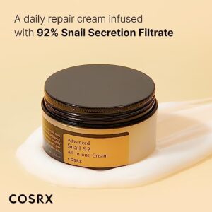 3.53 oz/100g | Moisturizing Snail Mucin Secretion Filtrate 92% | Facial Moisturiser