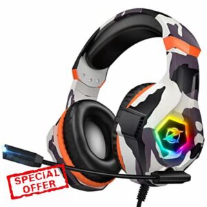 Gaming Headset for PS4 PS5 PC