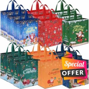 AhfuLife Extra Large Christmas Gift Bags