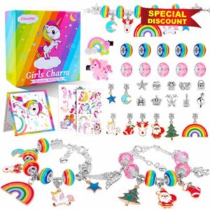 Unicorn Gifts for Girls Bracelet Making Kit- Arts Crafts for Kids