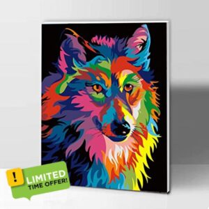 Komking DIY Acrylic Painting Paint by Numbers Kit for Adults Beginner