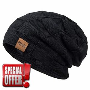 REDESS Beanie Hat for Men and Women Winter Warm Hats Knit Slouchy Thick Skull Cap…