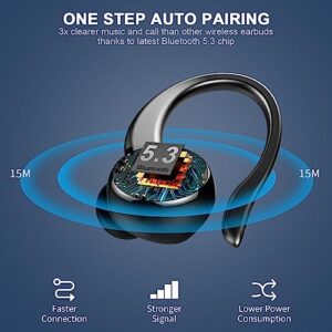 Wireless Headphones Bluetooth 5.3 Headphones with Mic